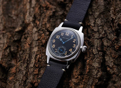 Baltany 1926 Vintage Dress Wristwatches S4036 Square Case Sub Seconds Luminou 20ATM Stainless Steel Automatic Mechanical Watches