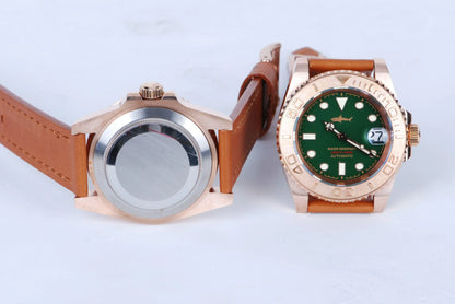 HEIMDALLR Bronze Diver Watch HMCR21 NH36 Automatic Sapphire BGW-9 Lume 44MM Yachmaster 30Bar