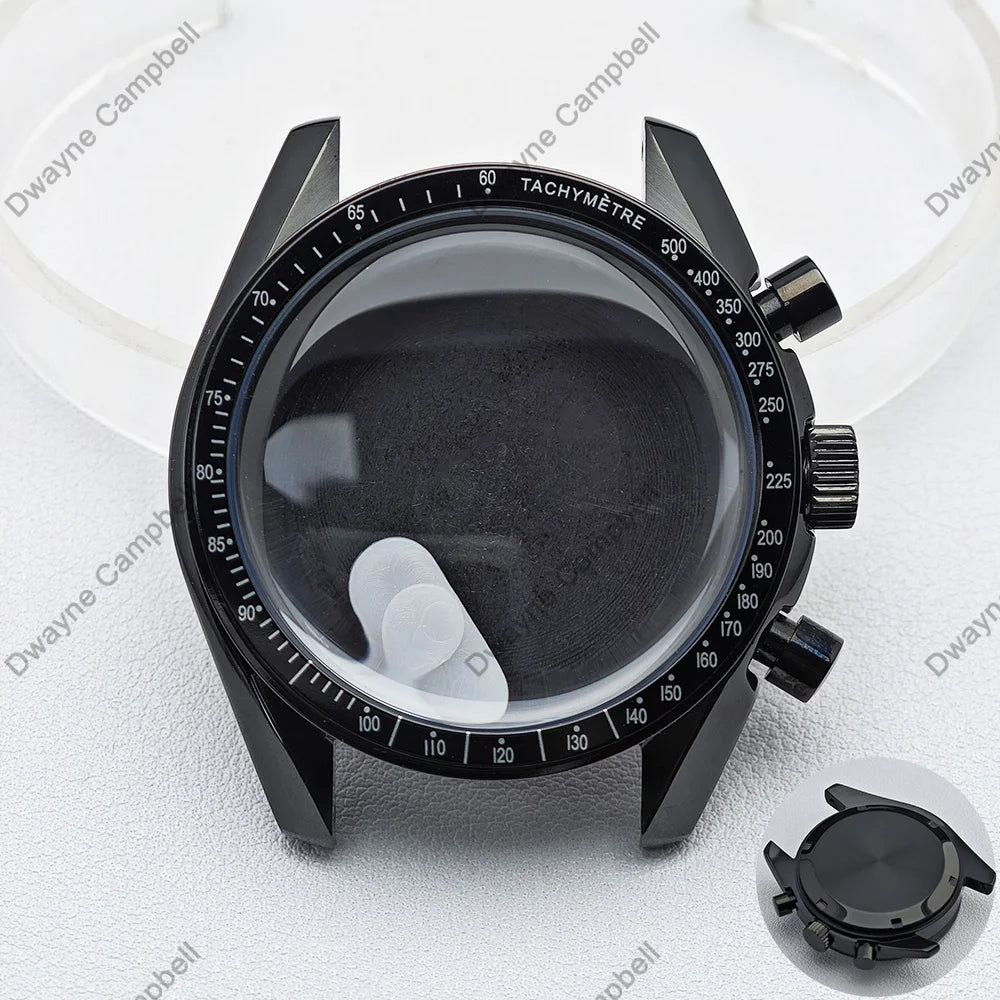 39.7mm Men's watches metal case FIT VK63 movement case watch accessories watch parts Fits 20mm strap Watch Box