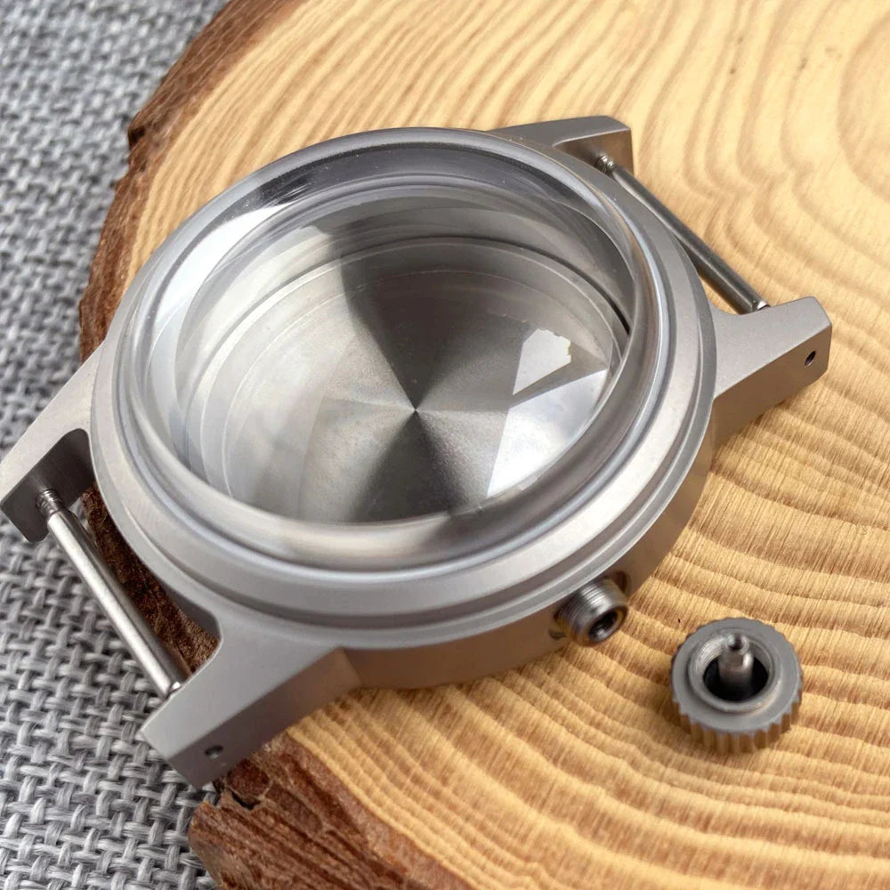 36MM Watch Case Domed Sapphire Crystal for NH35 NH36 NH38 NH70 NH72 ETA2824 PT5000 SW200 Sandblast 20BAR Waterproof 36mm
