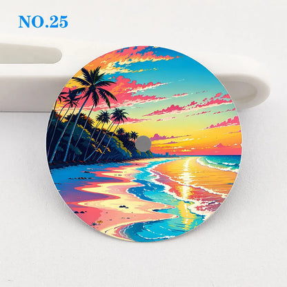 Watch dial 28.5mm dial NH35 dial creative color-printed series dial is suitable for NH35/36 movement watch accessories