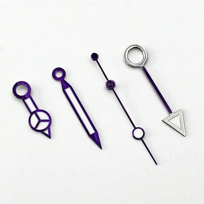 NH34 GMT Purple Watch Hands Fit NH34 NH35 NH36 Miyota8215 8205 821A ETA2824 2836 Movement Watch Accessories