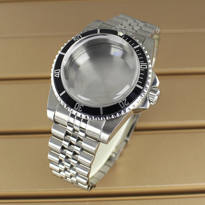 38mm Vintage Diving Watch Case Dome Acrylic Glass For Seiko NH35 NH36 NH38 NH34 Automatic Movement 28.5mm Dial Retro Submariner