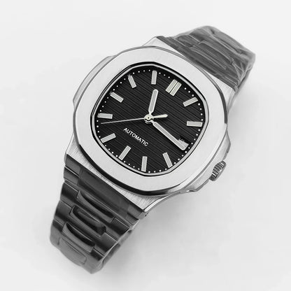 Corgeut 6017 Nautilus Watch 40mm Custom logo NH35 Movement  Sapphire Crystal Watch 10bar Lumnious