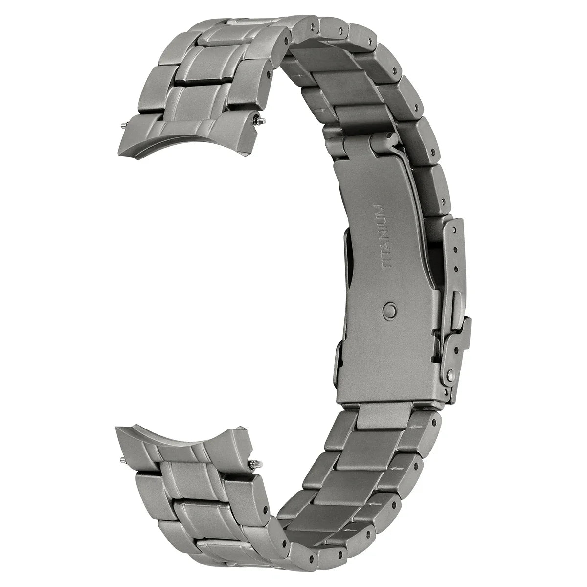 20mm Full Titanium Bands for Watch with Titanium Clasp  Bracelet