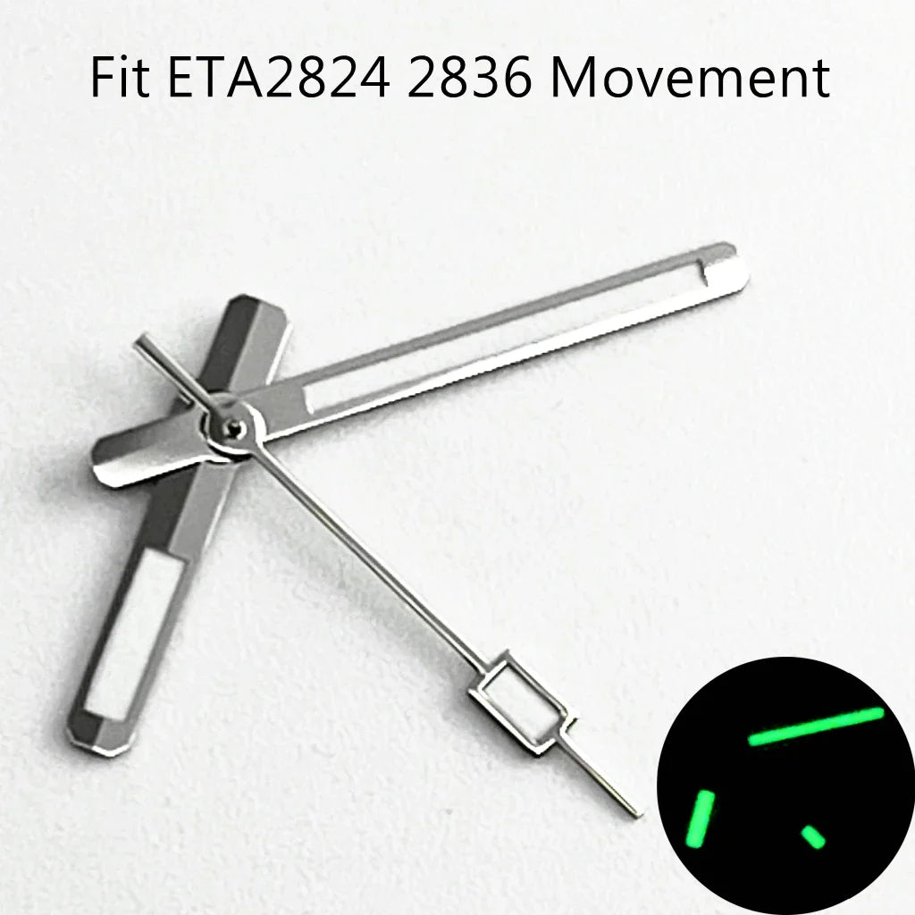 NH35 Luminous Watch Hands Fit NH35 NH36 PT5000 ETA2836 2824 DG2813 3804 Miyota8215 8205 821A Movement Watch Accessories