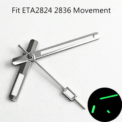 NH35 Luminous Watch Hands Fit NH35 NH36 PT5000 ETA2836 2824 DG2813 3804 Miyota8215 8205 821A Movement Watch Accessories