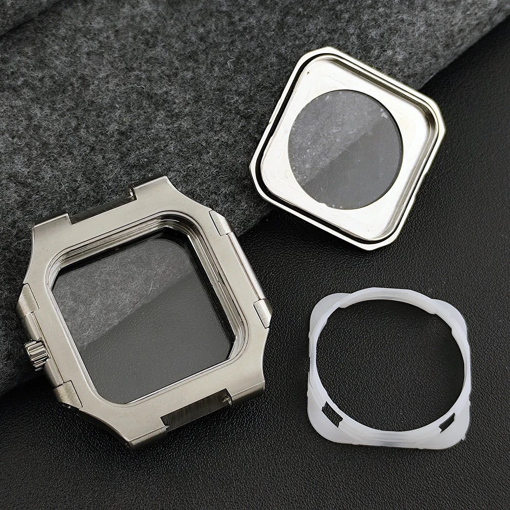 NH35 watch case men's automatic watch 38.5mm stainless steel case suitable for NH35 movement watch accessories