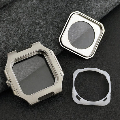 NH35 watch case men's automatic watch 38.5mm stainless steel case suitable for NH35 movement watch accessories