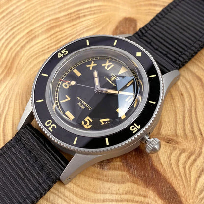 Tandorio Fifty FATHOMS Diver TD223 20bar NH35 PT5000 Sapphire 40mm