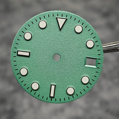 28.5MM Watch Dial NH35 Dial Frosted Texture Watch Faces Men's Watch Accessories for NH35/NH36/4R/7S Mechanical Movement