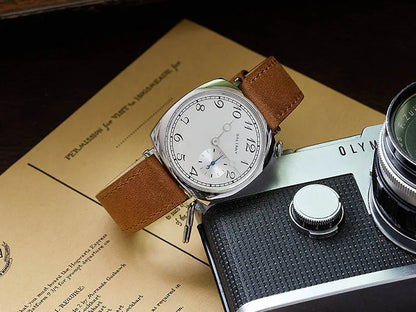 Baltany Quartz 1921 Watches Man S4072 Affordable Reminiscent Wristwatches Sapphire Crystal Sapphire Crystal Square Dress Watch