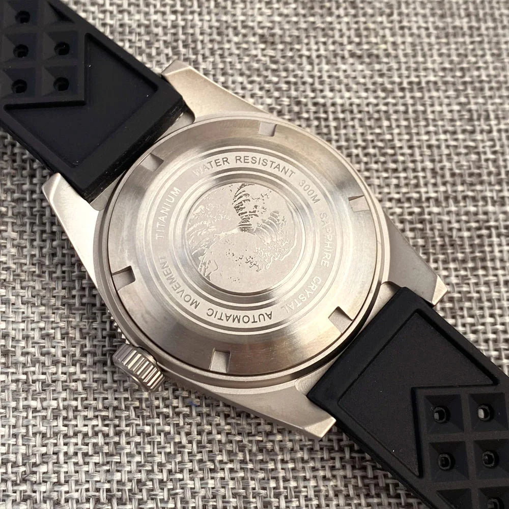 Tandorio TD247 Titanium Diving Watch 62MAS NH35A PT5000 41mm AR Domed Sapphire 30Bar