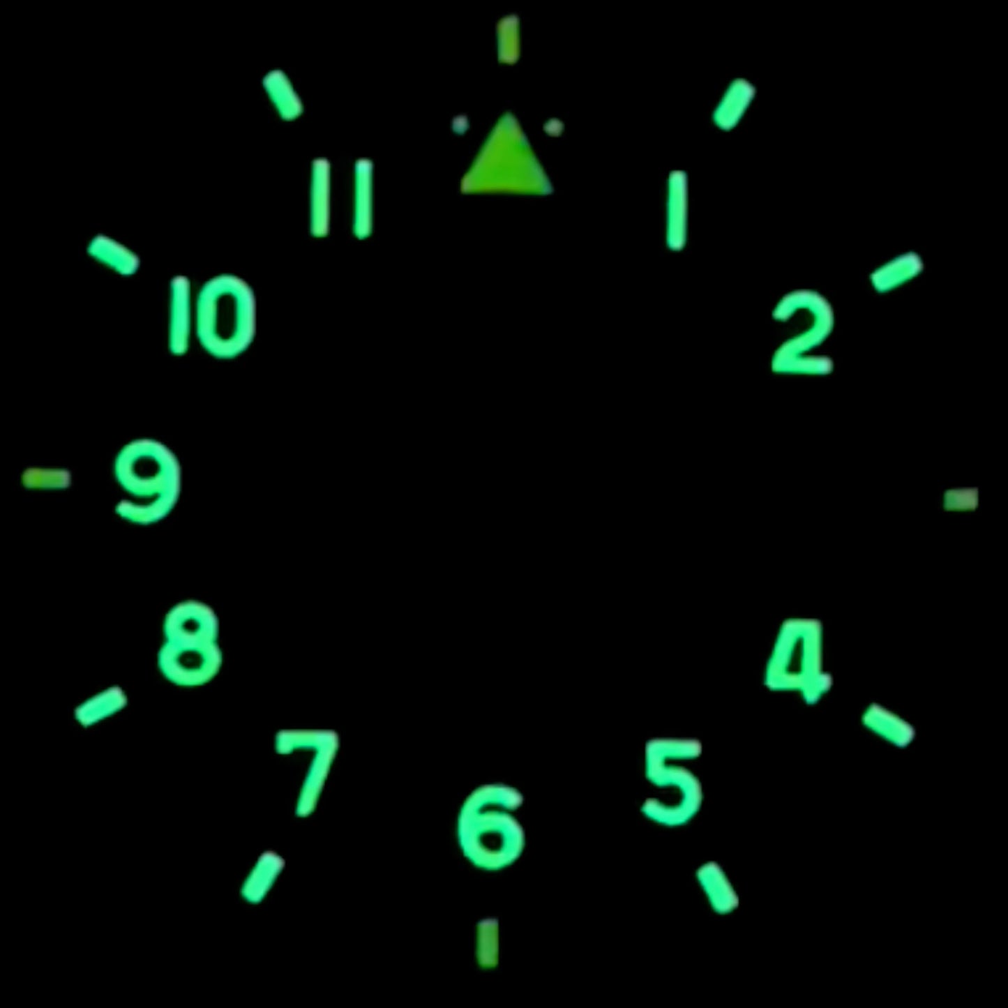 Watch Dial 29mm Pilot Style Black Green White Dial C3 Green Luminous Fit NH35 NH36 ETA2824 2836 PT5000 MIYOTA DG Movement