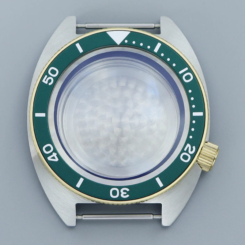 41mm NH35 Watch Case Stainless Steel Accessories For NH35 NH34 Mod Abalone NH36 NH70 Movement 28.5mm Dial Sapphire Crystal Glass