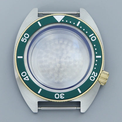 41mm NH35 Watch Case Stainless Steel Accessories For NH35 NH34 Mod Abalone NH36 NH70 Movement 28.5mm Dial Sapphire Crystal Glass