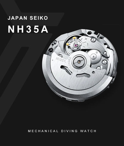 CADISEN C8206 BB58 Mod 38mm Diver NH35 Mechanical Sapphire 20 Bar Sapphire