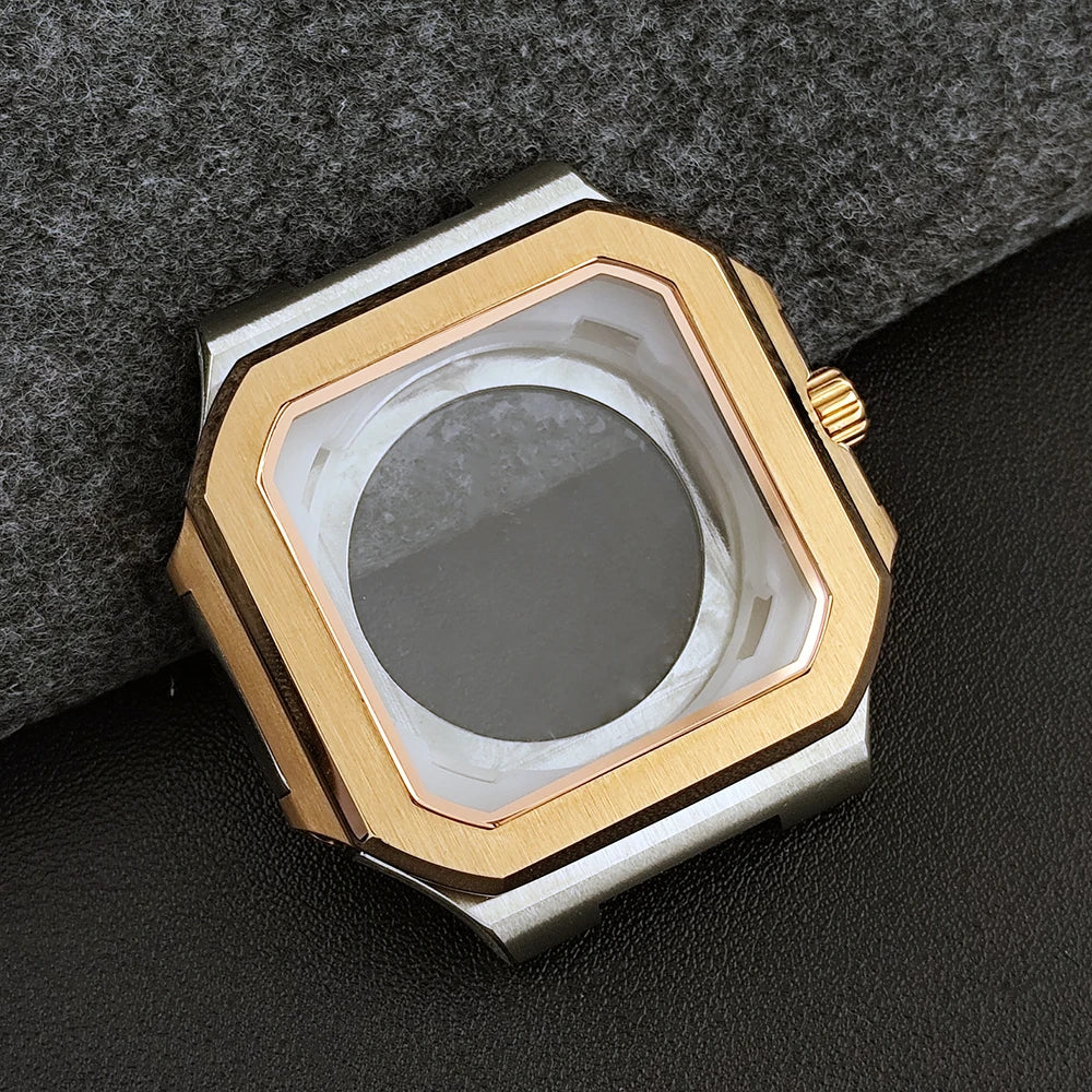 NH35 watch case men's automatic watch 38.5mm stainless steel case suitable for NH35 movement watch accessories