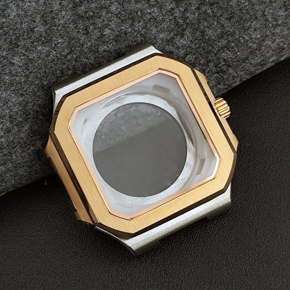 NH35 watch case men's automatic watch 38.5mm stainless steel case suitable for NH35 movement watch accessories