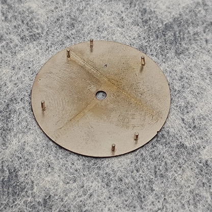 28.5MM Orange Scale Red Watch Dial No Calendar Window Without Date Watch Accessories No Luminous Suitable for NH35/8215/2836 Movement