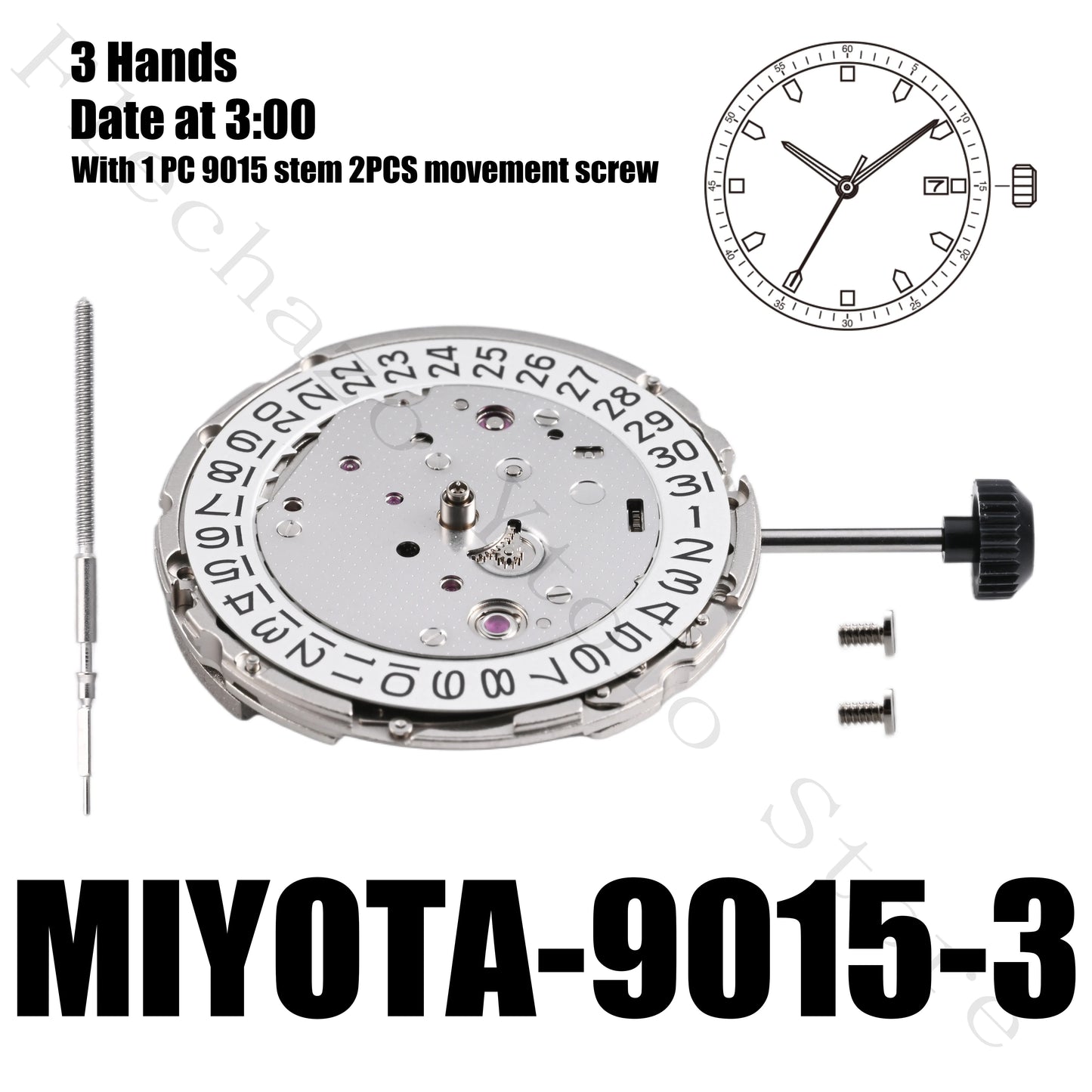 Genuine 9015 Movement Japanese Miyota 9015 Movement