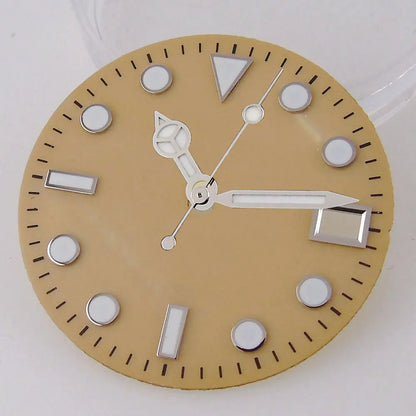 SUB MOP Watch Dial 29mm for NH 35 NH 36 D iver Watch Parts Black/Orange/White 3.8/3 dial feet  Green Luminous