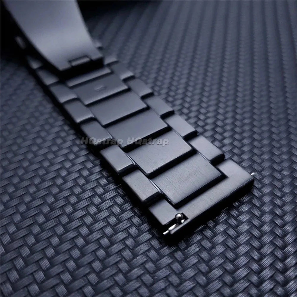 Titanium Strap 18mm 20mm 22mm Folding Buckle Quick Release FLat End Metal Watch Band for Seiko for Men Watches Accessories