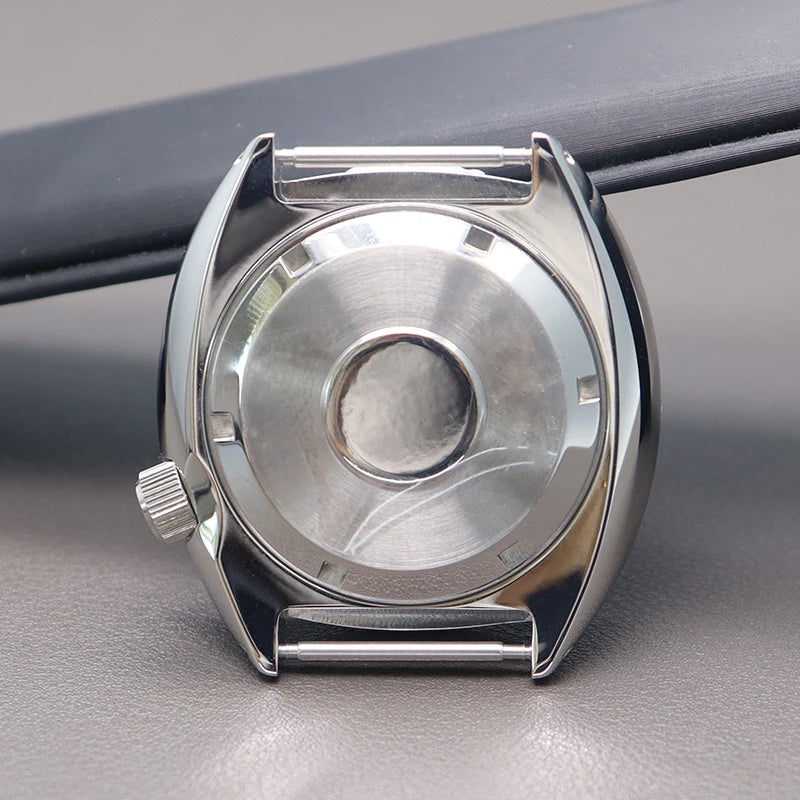 45mm Diving SKX Watch Case Sapphire Crystal Glass For Turtle Abalone Seiko NH34 NH35 NH36 NH38 4R36 Movement With Chapter Ring