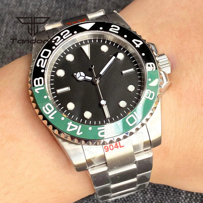 Tandorio TD266 PT5000 NH35A Miyota 40mm SUBMARINER dive Watch Sapphire