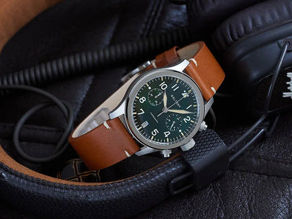 Customizable watch Baltany Military Chronograph watch S5057 Retro Quartz VK64 10ATM  Swiss Lume AR Sapphire