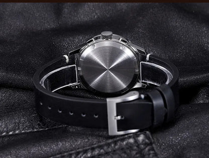 Baltany 39MM Tuxedo Chronograph Man S5050 Sapphire Crystal 50M Waterproof Stainless Steels Retro  Quartz Dress Watches For Man