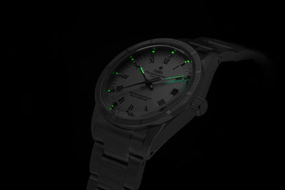 THORN T004 Dress Watcg PT5000 Automatic Domed Sapphire Luminous 10Bar 34MM