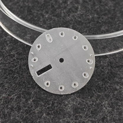 28.5mm Watch Dial Ocean Star Surface Single / Double Calendar Watch Faces Green Luminous Watch Accessory for NH35/NH36 Movement