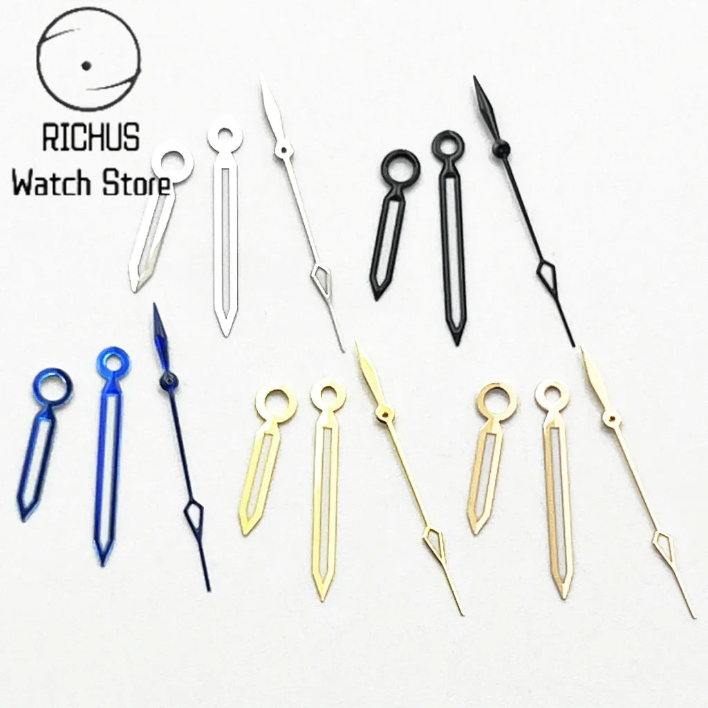 NH35 Hands Silver/Blue Watch Hands Fit NH35 NH36 PT5000 ETA2836 2824 DG2813 3804 Miyota8215 8205 821A Movement Watch Accessories