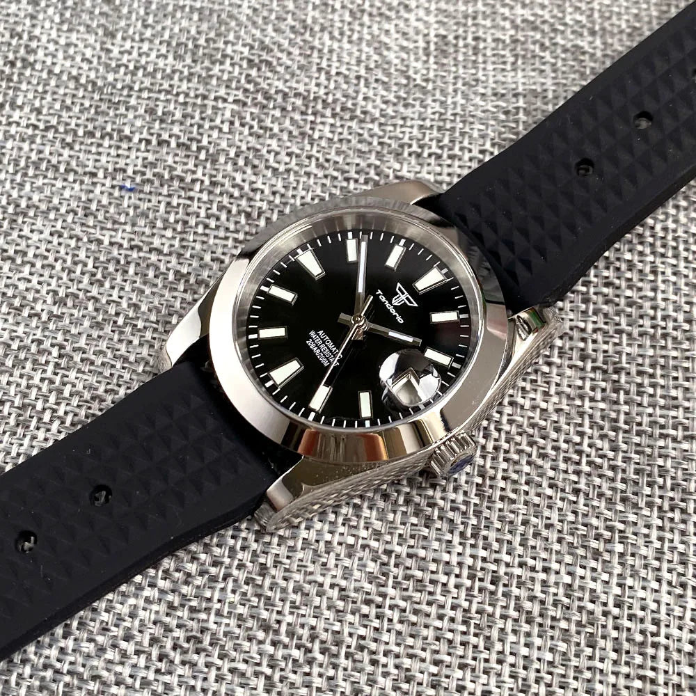 Tandorio 36mm NH35A Explorer Business watch 200M Sapphire TD195