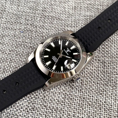 Tandorio 36mm NH35A Explorer Business Sapphire Glass Luminous 20bar TD168