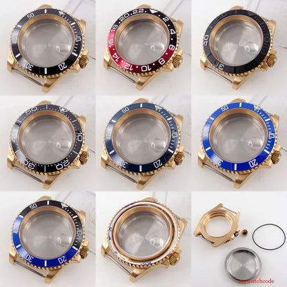 40mm CUSN8 Bronze Case 200M Waterproof Dive SUB Water Ghost Watch Case for NH34 NH35 NH36 NH38 NH39 NH70 NH72 ETA2824 PT5000 Bronze Insert