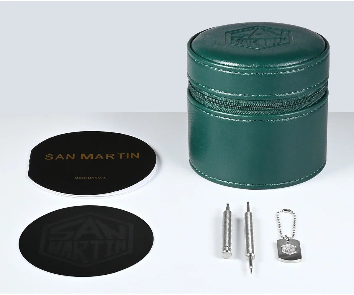 San Martin SN0138G New 37mm BB54 Vintage Diver Watch NH35 Automatic AR Sapphire C3 Luminous 20Bar