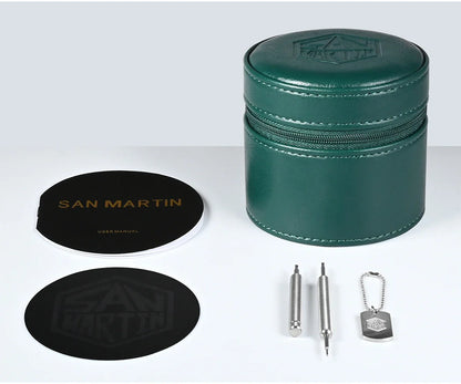 San Martin SN0138G New 37mm BB54 Vintage Diver Watch NH35 Automatic AR Sapphire C3 Luminous 20Bar