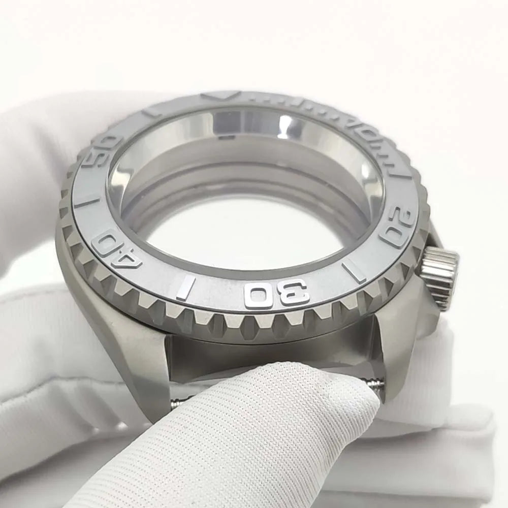 Yacht Master Case 42MM for NH35 NH36 Movement Sapphire crystal stainless steel case Watch Accessories SKX007