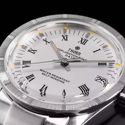 THORN T004 Dress Watcg PT5000 Automatic Domed Sapphire Luminous 10Bar 34MM