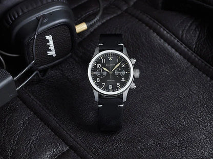 Customizable watch Baltany Military Chronograph watch S5057 Retro Quartz VK64 10ATM  Swiss Lume AR Sapphire