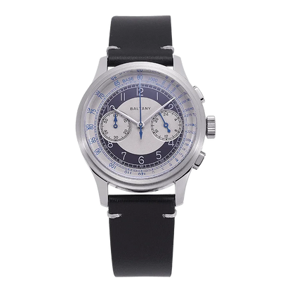 Baltany 39MM Tuxedo Chronograph Man S5050 Sapphire Crystal 50M Waterproof Stainless Steels Retro  Quartz Dress Watches For Man