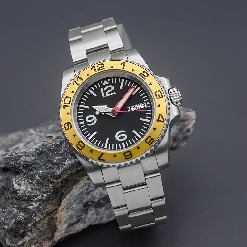 Sterile Submariner Sea Dweller Yacht master NH36 Automatic C3 Lume Sapphire 10bar 41MM