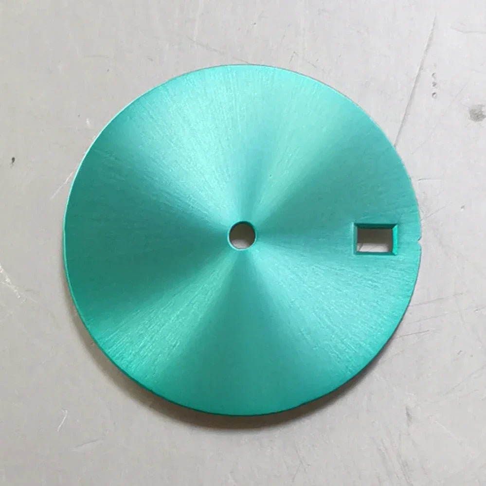 6 Solid Color Metal Watch Dial 28.5mm DIY Watch Faces for NH35/ NH36 Movement  Watch Modification Accessories Customizable Dial