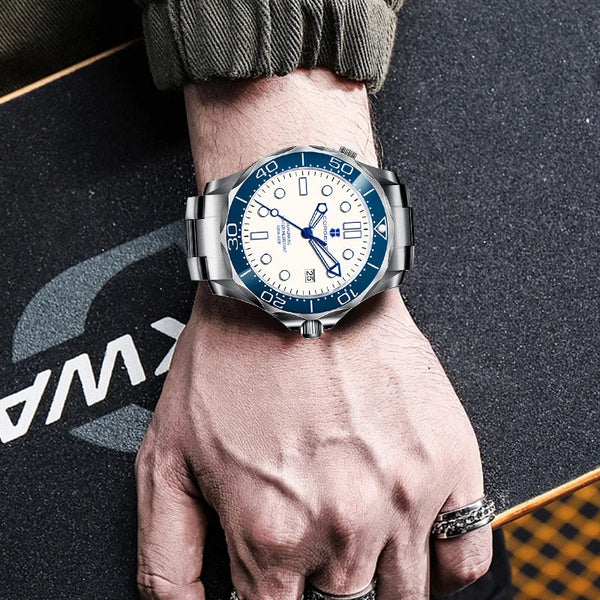 CORGEUT 2023 Seamaster 40mm NH35 Automatic 5bar Sapphire Diver Ceramic Bezel