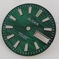 green logo dial