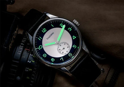 THORN SHY021 38MM Japan Quartz Movement Sterile Dial K1 Glass 5ATM Luminous Sub Second