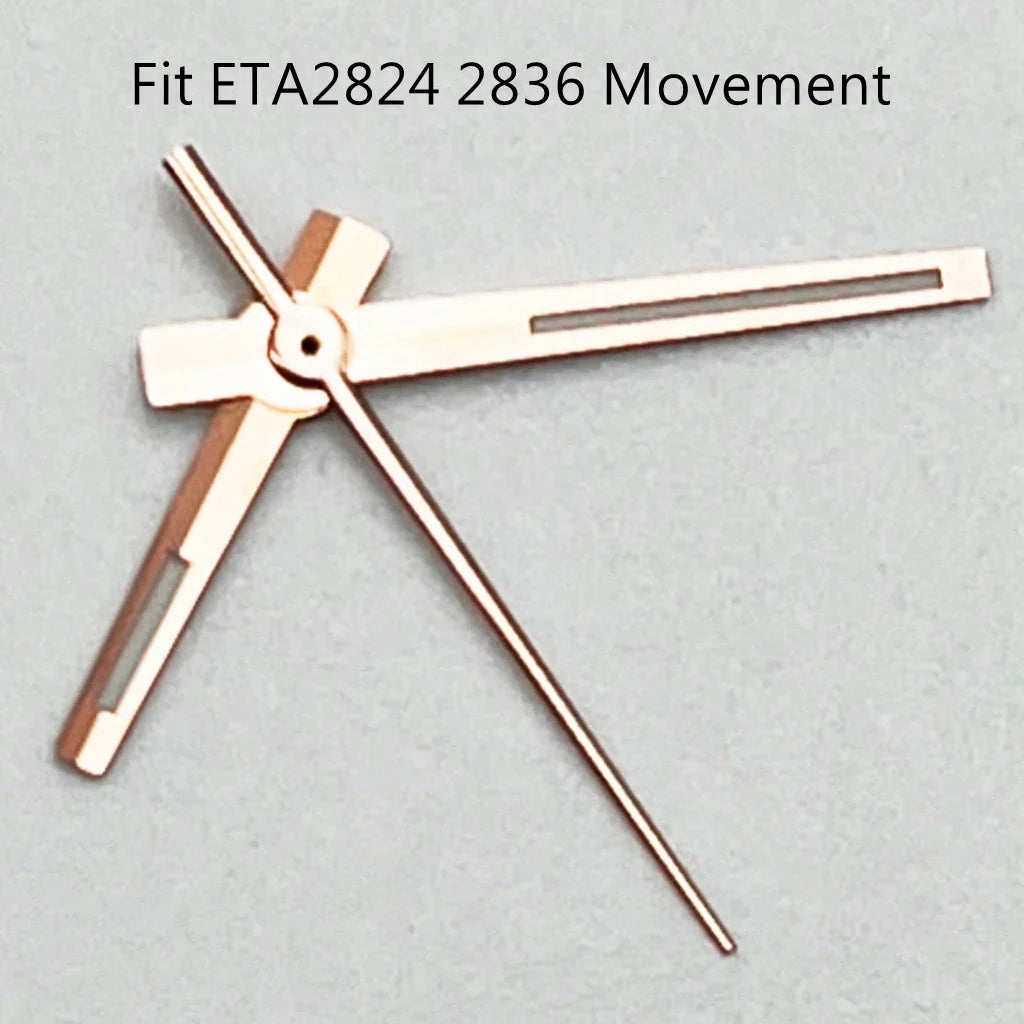 NH35 Silver/Rose gold Watch Luminous Hands Fit NH35 NH36 ETA2836 2824 DG2813 3804 Miyota8215 8205 821A Movement Automatic