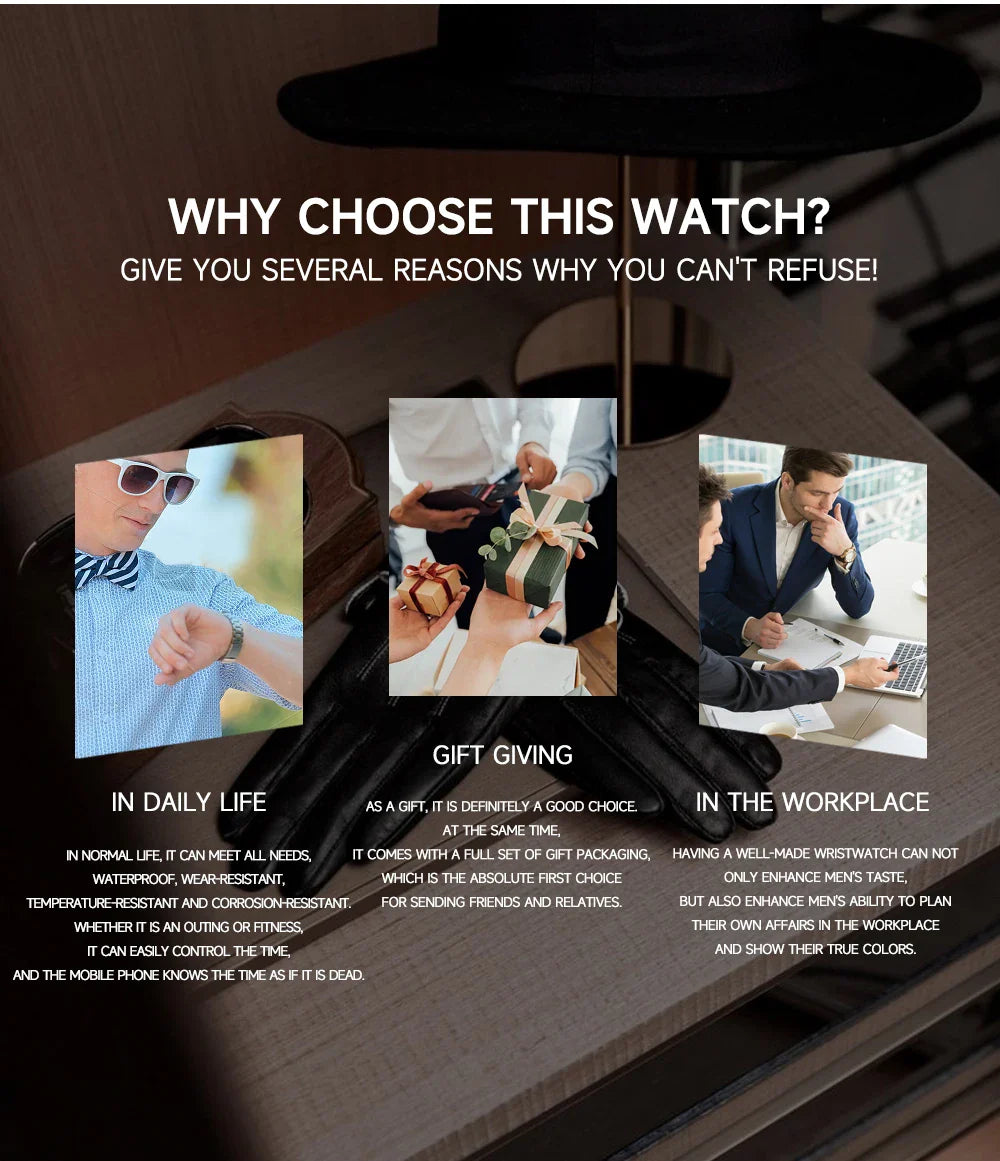 Corgeut 9003 Chronograph Watch 41mm Date Month MIYOTA OS00 Quartz Sapphire 3ATM